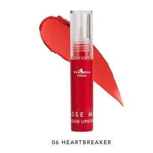Italia Deluxe Mousse Matte Liquid Lipstick Velvet Finish Longwear heartbreaker